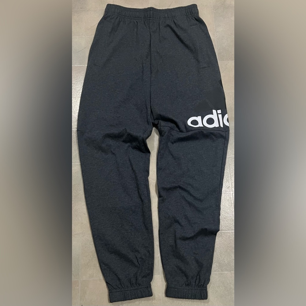 Adidas Mens Size Small Jogger Pants Athletic Gray